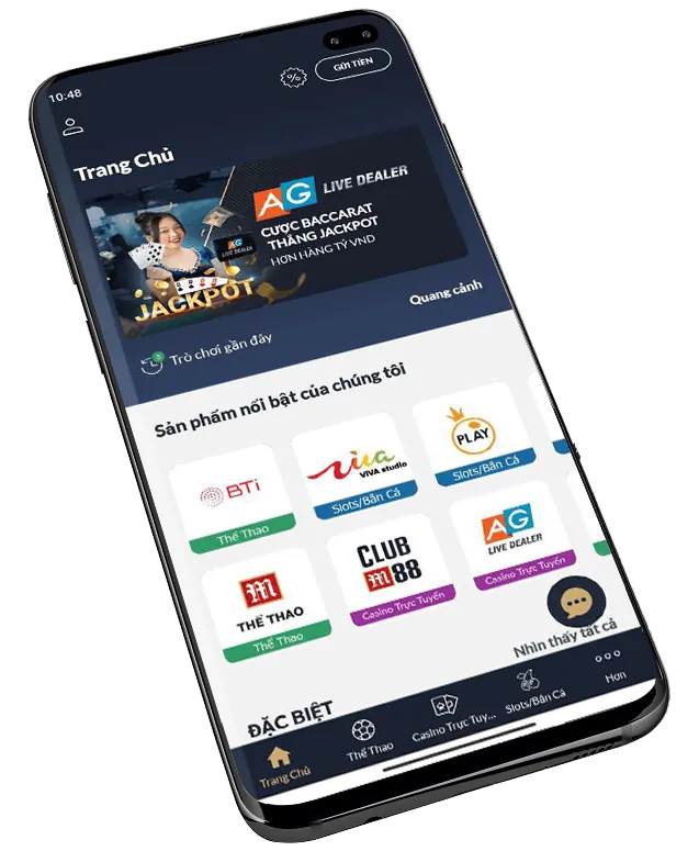 Giao diện ứng dụng di động FB88